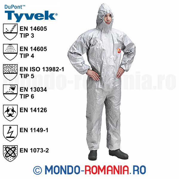 Echipamente Protectia Muncii - Combinezon antichimic TYVEK  TC / TF